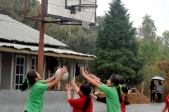 Basketball girls red vs Green