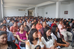 An attentive audience at the Pre-primary PTA